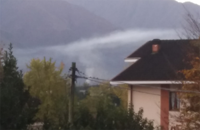 Nube bianca sopra Crevola