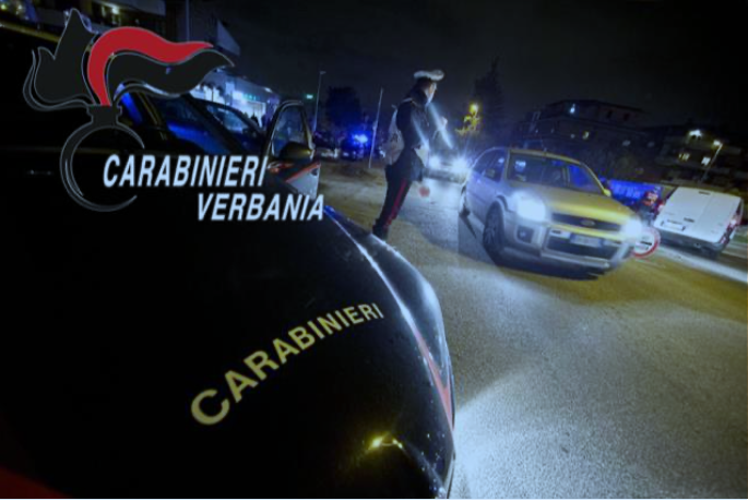 Weekend alcolico: quattro patenti ritirate dai carabinieri, due denunciati in Ossola 
