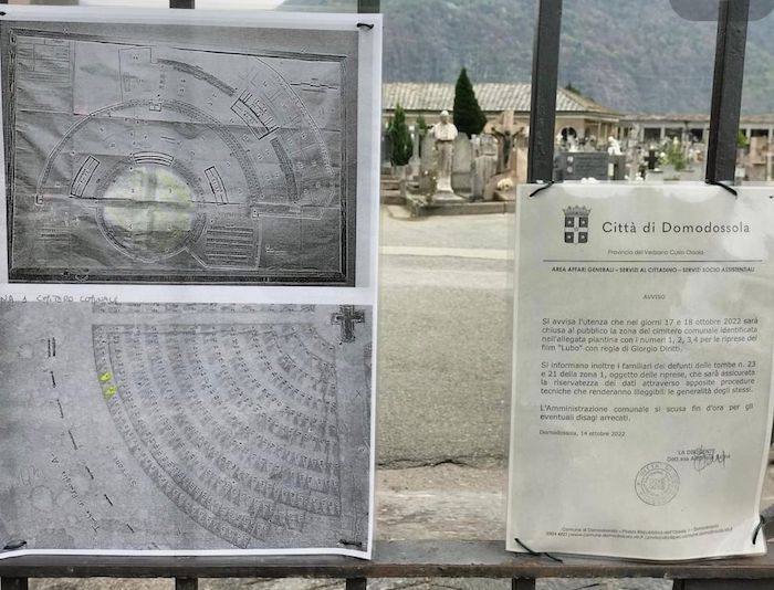 Domo: ciak al cimitero, si gira il film di Giorgio Diritti