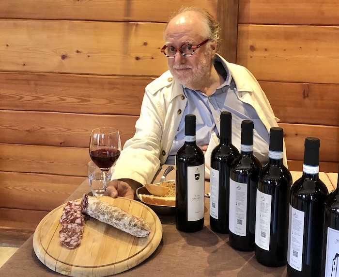 Con Edoardo Raspelli alla scoperta dei vini "Valli Ossolane D.O.C."