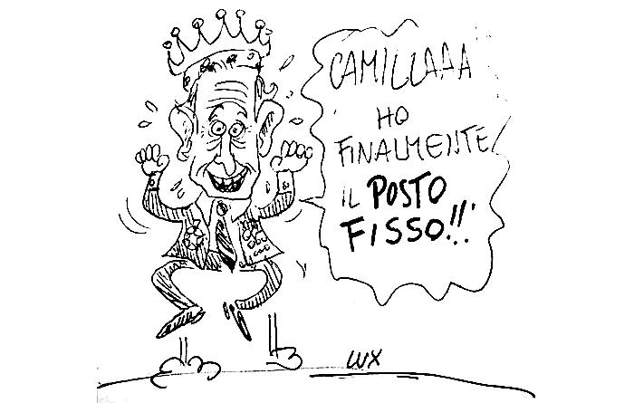 La vignetta di Lux: in Gran Bretagna c'è un disoccupato in meno 