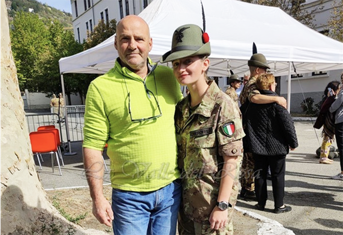 Una nuova ossolana si arruola negli alpini, è l'anzaschina Camilla Oberoffer. Foto