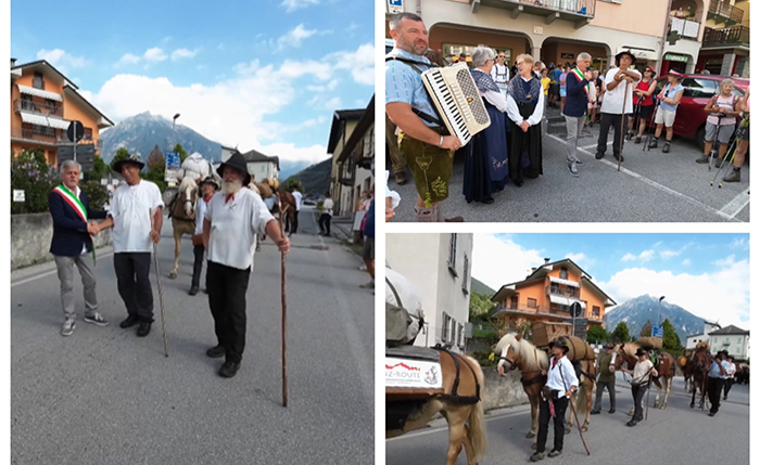 Festa nei paesi dell’alta Ossola per accogliere la Sbrinz Route. L’arrivo a Domo