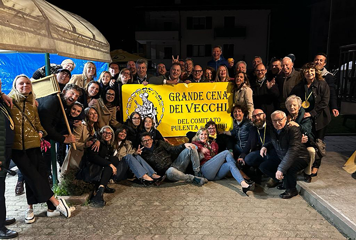Cena dei “vecchi” del carnevale domese