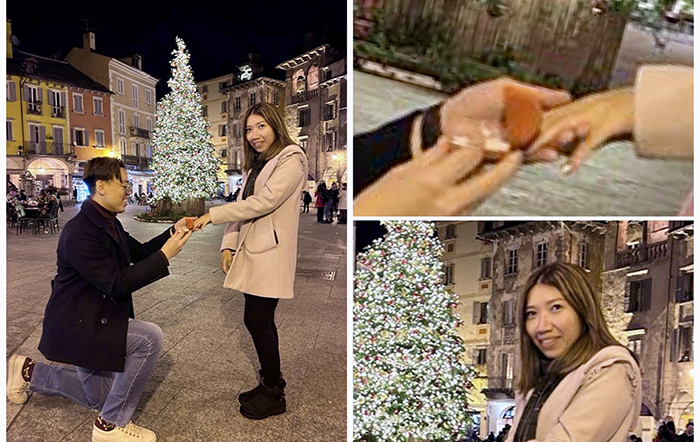 Galeotta fu piazza Mercato... Dalla Thailandia per una proposta di matrimonio 