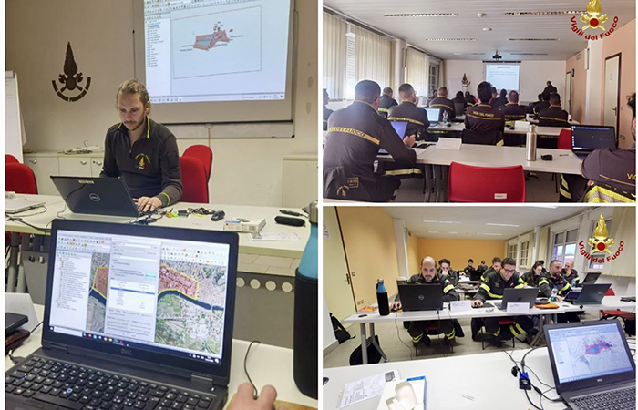 Corso regionale avanzato di Topografia Applicata al Soccorso al Comando dei VVF