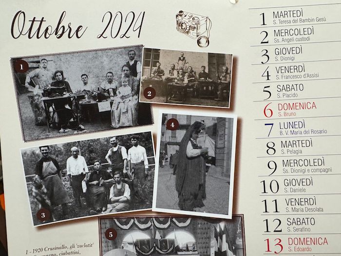 Calendario 2024 per tutte le parrocchie di Omegna 