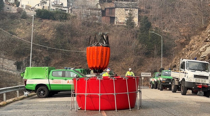 Importante contributo della Protezione Civile Alpina per l'incendio a Monteossolano