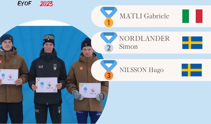 Gabriele Matli oro nella 10 km del Festival olimpico della gioventù europea