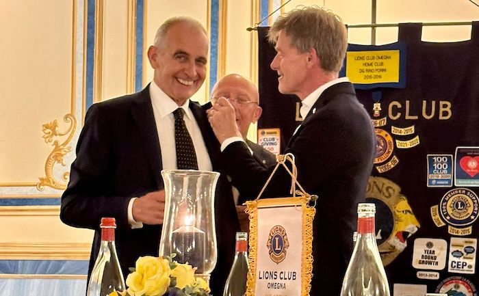 Massimo Nobili alla guida del Lions Club Omegna