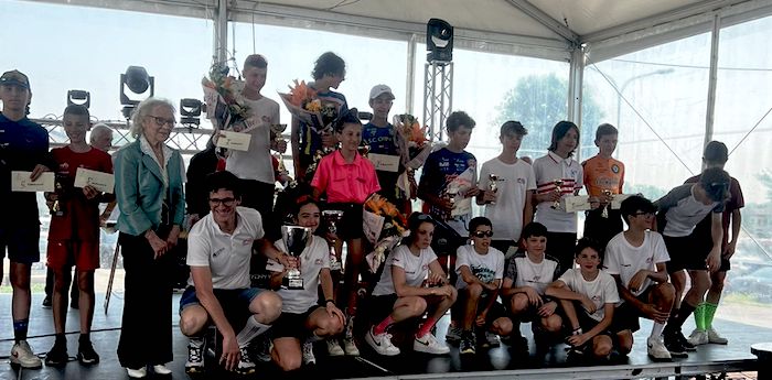 Soldarini, Longo Borghini e Rossi del Pedale Ossolano sul podio a Valdengo