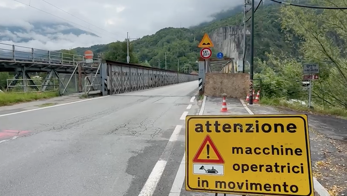 Ponte della Mizzoccola, ancora 5 giorni di chiusura h 24