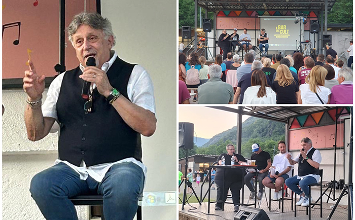Il comico Andrea Roncato a Vogogna alla Festa dello Sport