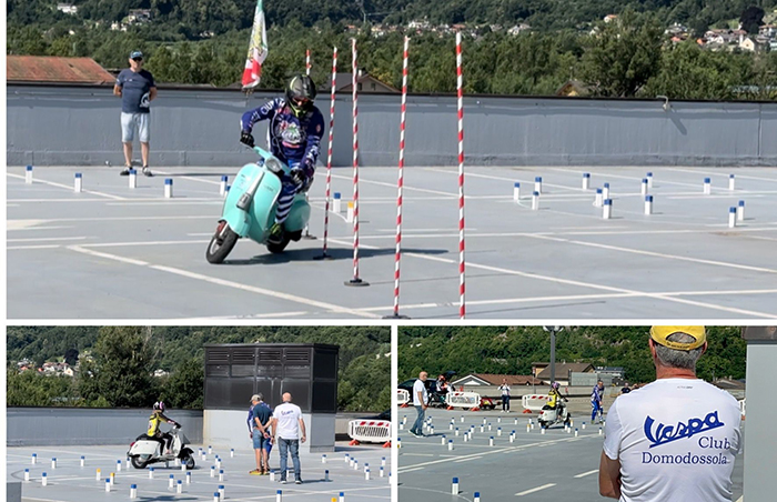 Svolta la prima manche della Coppa Italia Regionale di Gimkana in Vespa. Video