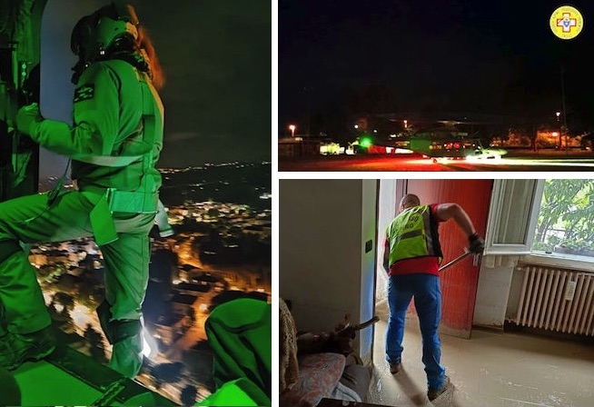 Dal VCO tecnici del Soccorso alpino impegnati negli aiuti in Emilia Romagna 