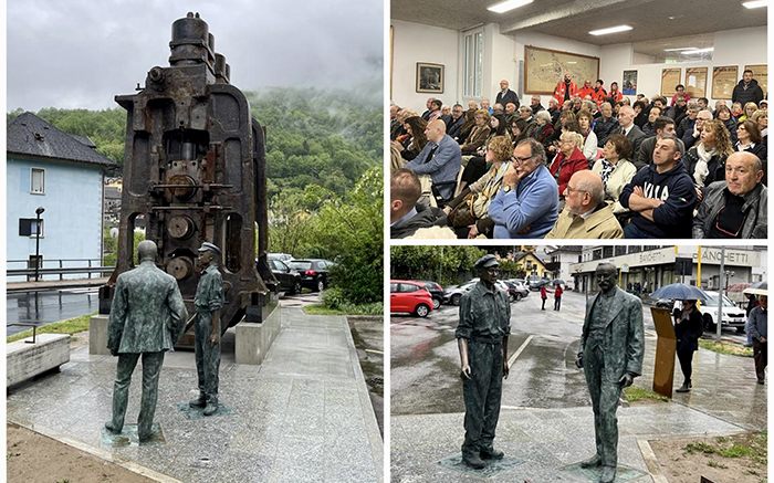 Inaugurazione del monumento “Villa Operosa” e di largo Giorgio Squinzi al Piaggio
