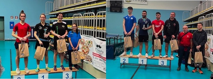 Tennistavolo Ossola: doppio podio a Riccione 