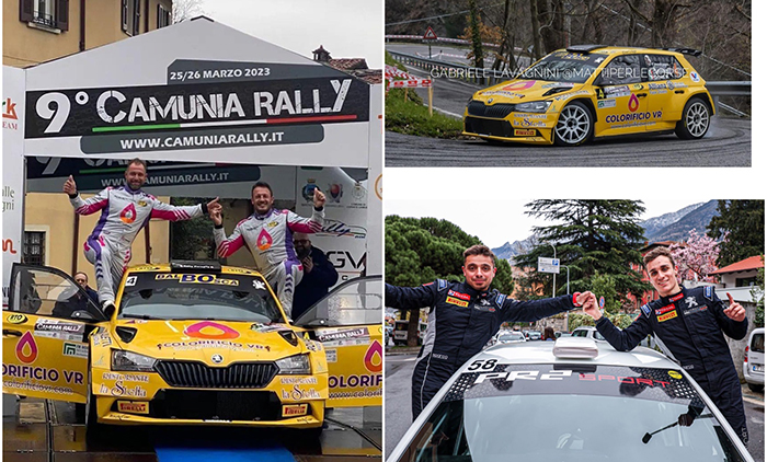 Il Camunia Rally sorride agli ossolani, 3° assoluto Caffoni, 1° di classe Di Pietro