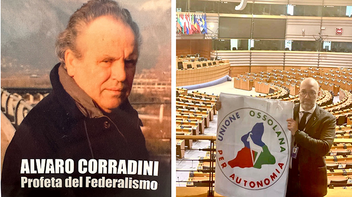 L’Uopa al Parlamento Europeo con Panza per i 100 anni di Corradini. Convegno a Domo