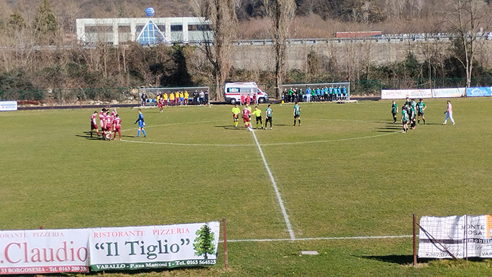 Brutta sconfitta della Juve Domo, contro la Dufour Varallo finisce 3-0