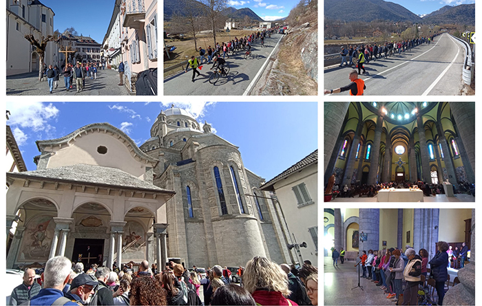 In tanti al Pellegrinaggio per la Pace al Santuario della Madonna del Sangue di Re