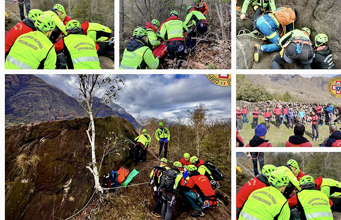 Trenta tecnici del Soccorso alpino impegnati in due giornate di addestramento