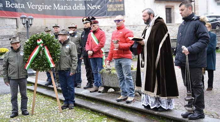 Commemorazione per l'Unità d'Italia a Bannio Anzino. Foto