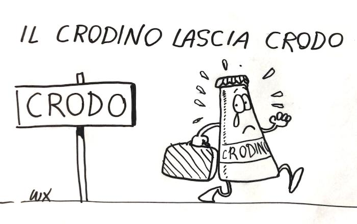 La vignetta dell'architetto Lux - Crodino, l'amarognolo addio