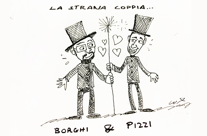 Le ventilate inedite alleanze alle elezioni provinciali nella vignetta di Carlo Lux