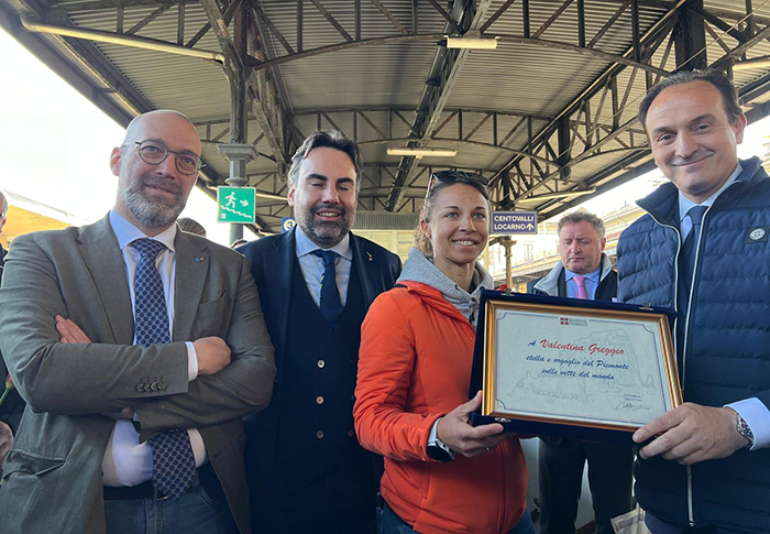 La Regione onora Valentina Greggio, regina dello sci di velocità