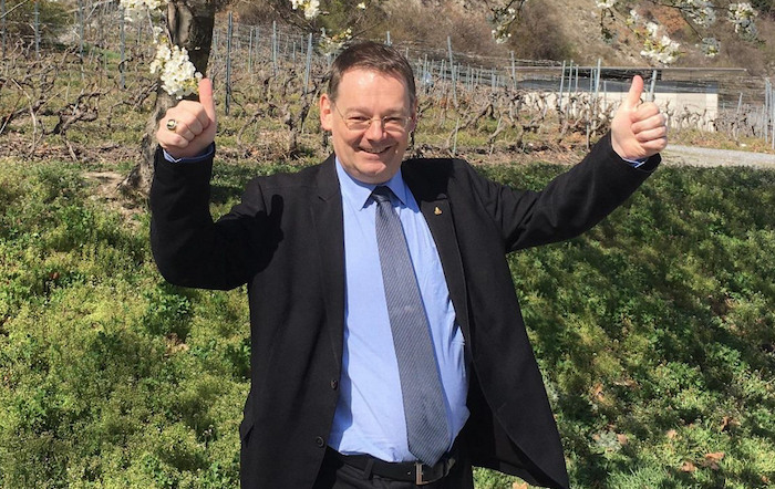 Il consigliere di stato Franz Ruppen diventa Presidente del Governo vallesano 