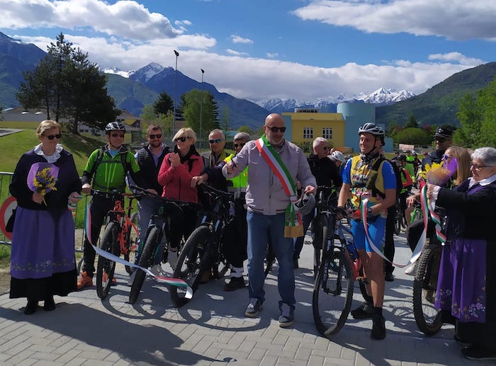 Crevoladossola, inaugurato il primo tratto della ciclabile 