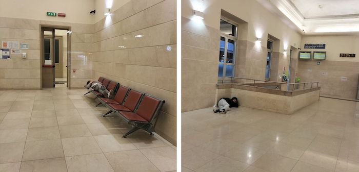 Domodossola: le notti in stazione