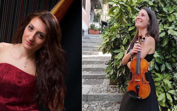 L'arpa e il violino di Cavallo e Arfacchia aprono i Pomeriggi in concerto al Calvario