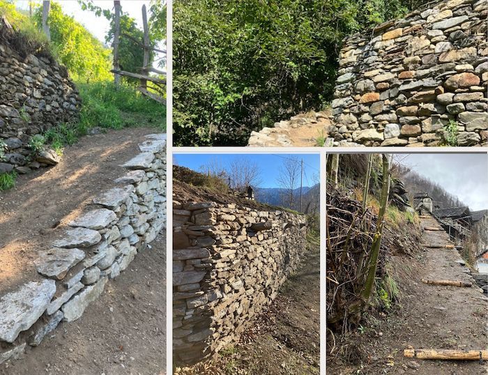 Verso la conclusione il progetto di ripristino dei muri a secco in Valle Antrona