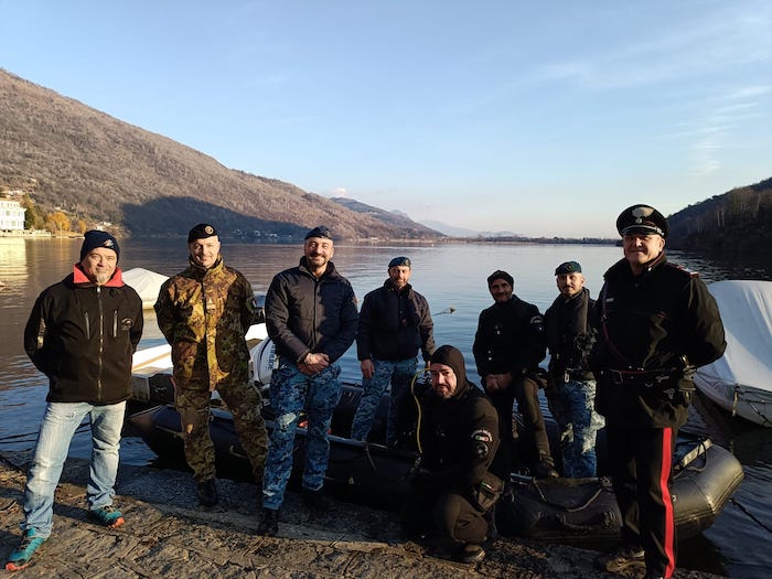 Ripescate 4 bombe nel lago di Mergozzo, pericolo sventato  