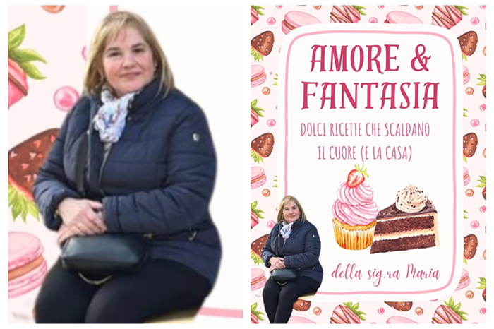Il libro di dolci ricette di Maria Trapani, bidella delle scuole Floreanini