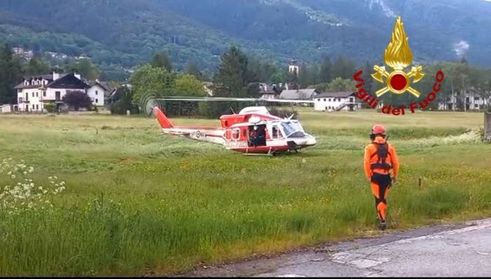 Improvviso temporale sorprende due ragazzi belgi in montagna. Salvati in elicottero