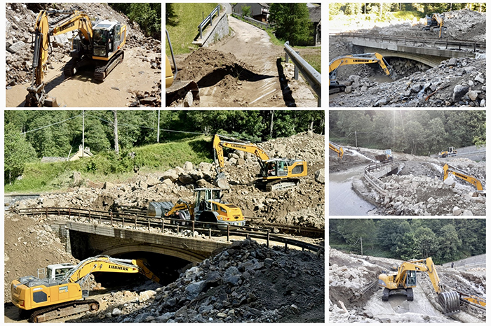 Ponte campo: liberata a tempo record la strada dalla frana di sabato