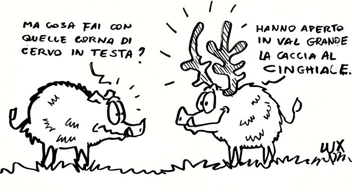 La vignetta dell'arch. Lux: cosa non si farebbe per salvarsi la pelle! 