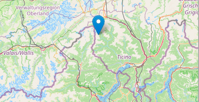 Terremoto sul confine italosvizzero. Scossa avvertita in alta Ossola, magnitudo 2.8