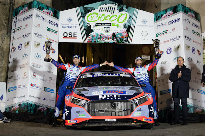 Nucita quarto assoluto al Rally del Ciocco, l'ossolano vince 2 speciali