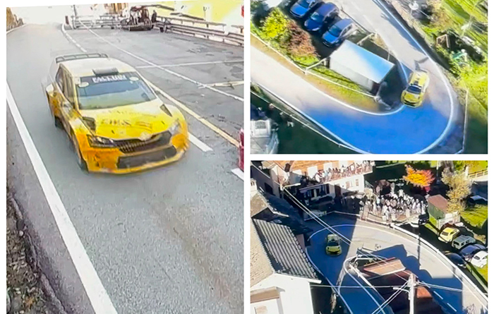 Caffoni e Minazzi su tutti a Calasca. La loro Skoda in testa al Rally 2 Laghi