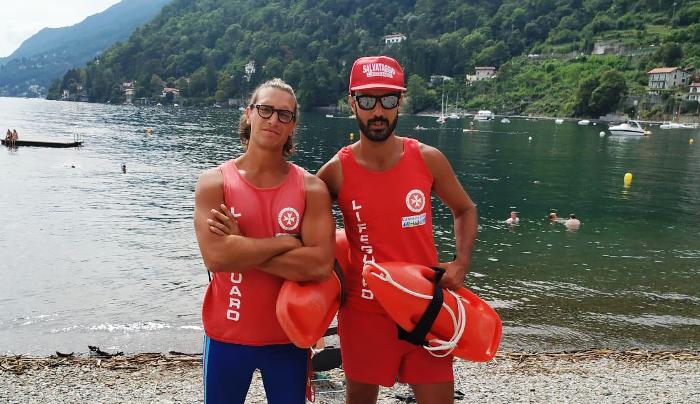 Malore mentre nuota nel Verbano, 46enne salvato dai bagnini