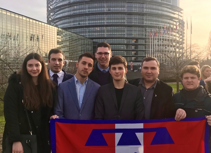 Giovani leghisti del Vco a Strasburgo