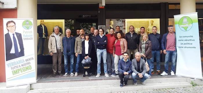Verbania al voto: la lista di Comunità.Vb per Patrich Rabaini sindaco 