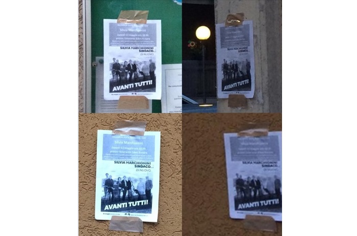 Guerra elettorale di manifesti: Albertella replica al centrosinistra che attacca: è “fake”