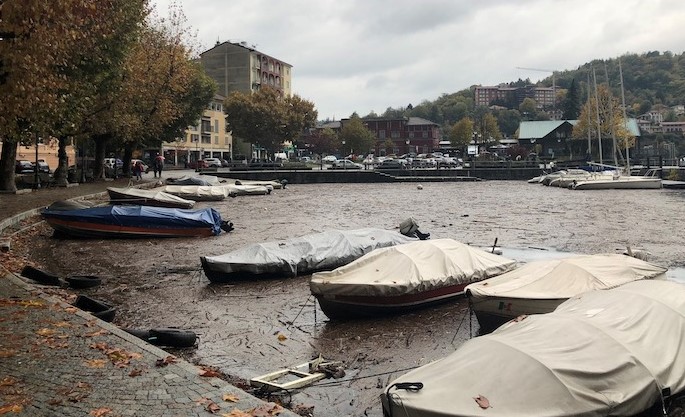 Il Verbano cresciuto di 8 centimetri un giorno. Ma non è ancora in piena