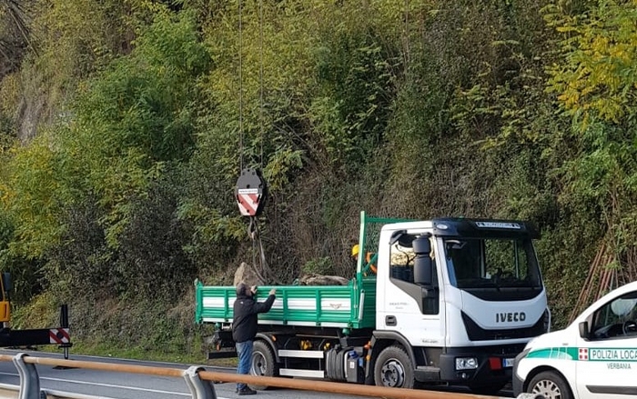 Colonia Motta in sicurezza dopo la frana. Domani senso unico alternato per sgombero cantiere