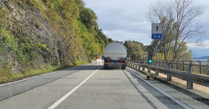 Riaperta la statale 34 tra Suna e Fondotoce